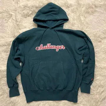 challenger 후드티 그린