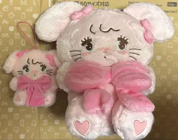 mikko 안아주는 리본 마스코트 봉제인형 2종 캐미