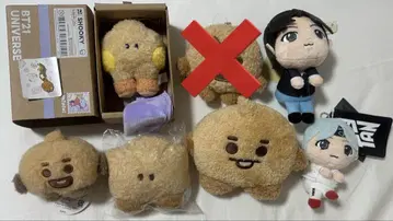 BT21 TinyTAN SHOOKY 봉제인형 묶음 판매