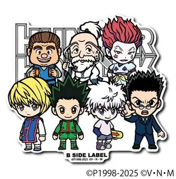 HUNTER x HUNTER 집합 빅 스티커 B-SIDE LABEL