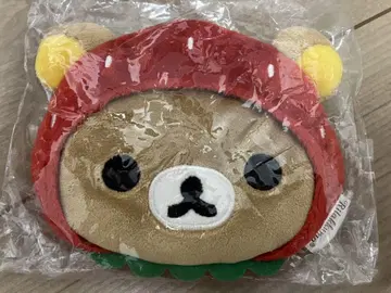 리락쿠마 딸기 모자 코인 케이스