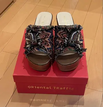 Oriental Traffic 사보 샌들 [사이즈: M 23.5cm]