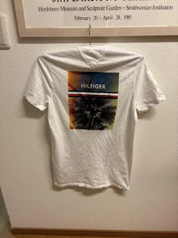 TOMMY HILFIGER 화이트 티셔츠 XS