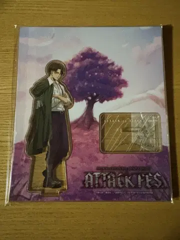 진격의 거인 리바이 ATTACK FES 아크릴 스탠드 아크릴 스탠드