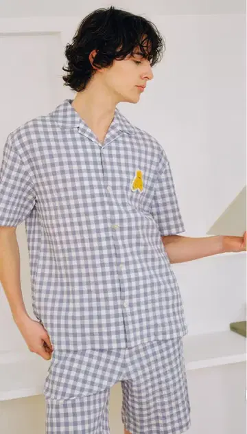 GELATO PIQUE HOMME 깅엄 체크 셔츠