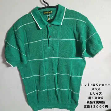Lyle Scott 린넨 셔츠 남성용 L 사이즈 미사용 새상품