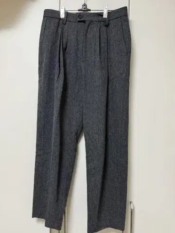 stein 그레이 플리츠 슬랙스