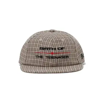 BOTT 보트 새상품 logo 캡 CAP plaid beige
