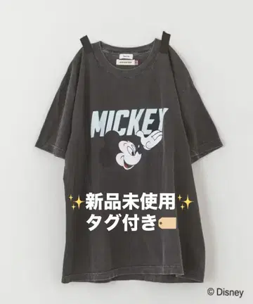 GOOD ROCK SPEED_BIG 로고 MICKEY MOUSE TEE
