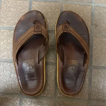 아일랜드 슬리퍼 Island slipper 사이즈 7 브라운 샌들