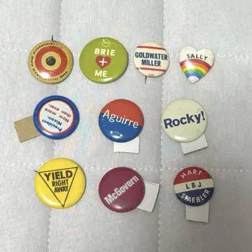[ vintage ] 빈티지 캔뱃지 10개 묶음 판매 구제 의류 군