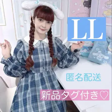 택 포함 새상품 아오키 미사코 시마무라 원피스 시나모롤 LL 산리오 e