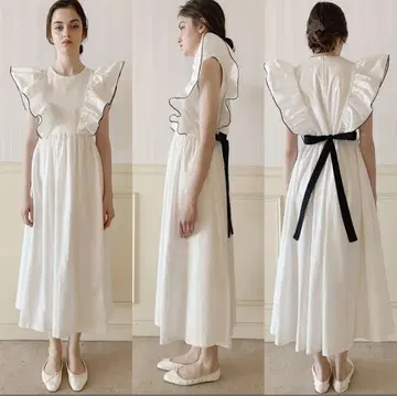 epine frill back ribbon onepiece