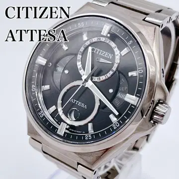 새상품급 시티즌 CITIZEN 아테사 액트라인 문페이즈 작동