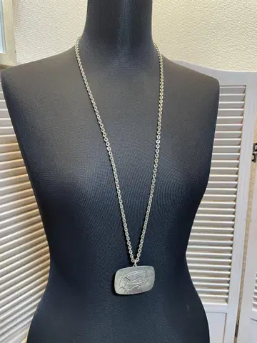 요르겐 JORGEN JENSEN 백랍 롱 체인 목걸이