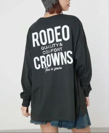 로데오 크라운 MS 로고 L/S 셔츠