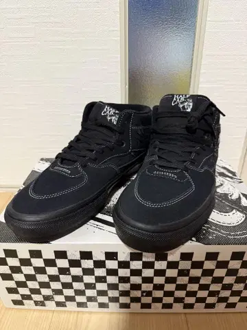VANS Skate Half Cab Web 다크 그레이 블랙