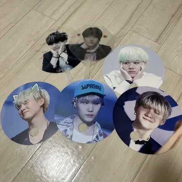 BTS 윤기 SUGA 미니 부채 6세트