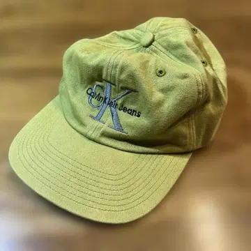 Calvin Klein Jeans 90s 그린 캡 CK 로고
