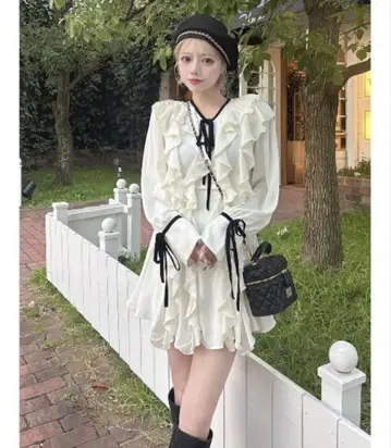 다리치 원피스 화이트