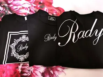 Rady 로고 심플 티셔츠 롱티 3장 세트