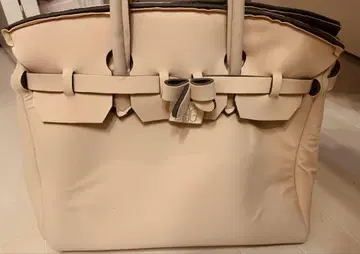 SAVEMYBAG 베이지 핸드백