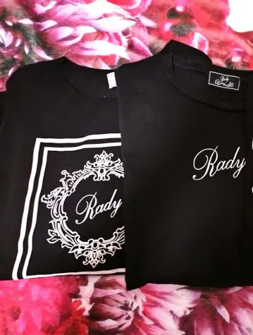 Rady 로고 롱T 티셔츠 블랙 M 2장 세트