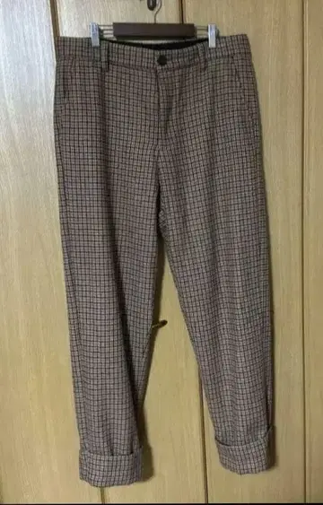 ZARA x Harry Lambert 울 체크 팬츠