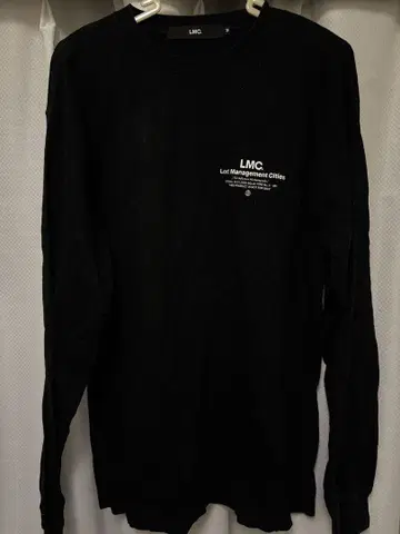 LMC 블랙 롱 슬리브 티셔츠