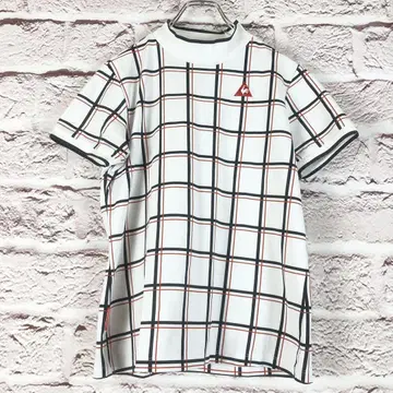 r284 lecoq sportif 그래비티 체크 골프웨어 L L
