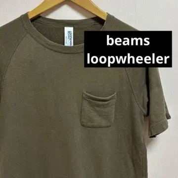 beams+ 별주 LOOPWHEELER 반팔 맨투맨
