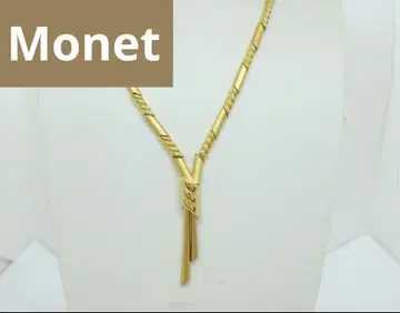 Monet 빈티지 목걸이 골드 금 액세서리 USA 레트로