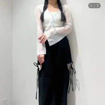 Heather 시어 크롭 가디건 FREE 사이즈