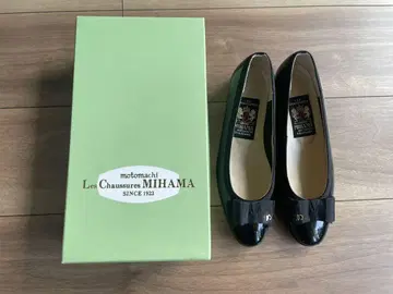 미하마 MIHAMA 펌프스 에나멜 블랙