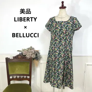 새상품급 LIBERTY BELLUCCI 플라워 원피스