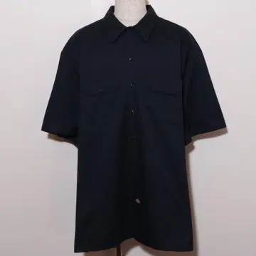 DICKIES 워크 셔츠 네이비 3XL USA 규격
