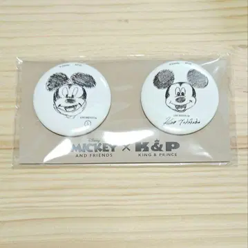 Mickey & Friends x King & Prince 캔뱃지 세트