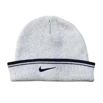 [ 00년대 ] NIKE 비니 니트 모자 vintage 자수 로고 Y2K