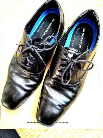 새상품급/ROCKPORT 블랙 스퀘어토 신발