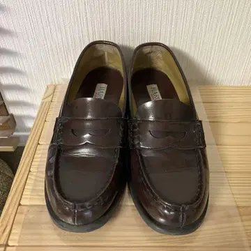HARUTA 가죽 로퍼 다크 브라운