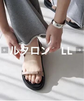 LE TALON 르탈론 젬 피스 샌들 핑크 LL
