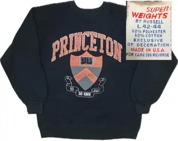 80년대 Princeton 대학 USA 빈티지 맨투맨 분위기 구제 의류