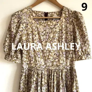 LAURA ASHLEY 로라 애슐리 꽃무늬 반팔 롱 기장 원피스 M