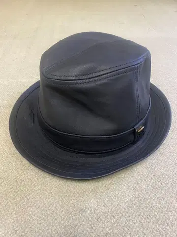KNOX 가죽 햇 소가죽 블랙