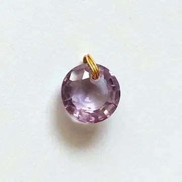 마리 엘렌 드 타이야크 펜던트 탑 원형 자수정