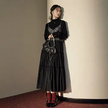 KUOSE 캐미 드레스 패치워크