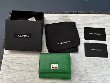 거의 미사용 카드 박스 포함 돌체앤가바나 3단 폴더형 지갑