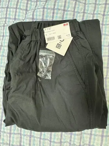 UNIQLO 와이드 파라슈트 팬츠 S 블랙