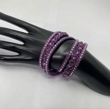 SWAROVSKI 팔찌 퍼플