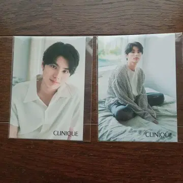 CLINIQUE 혼다 쿄야 님 포토 카드 2매 세트